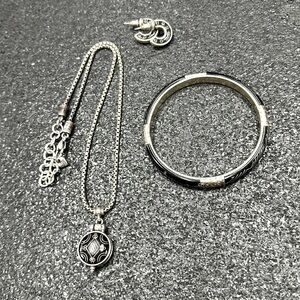 Brighton necklace, earring, and bracelet set.